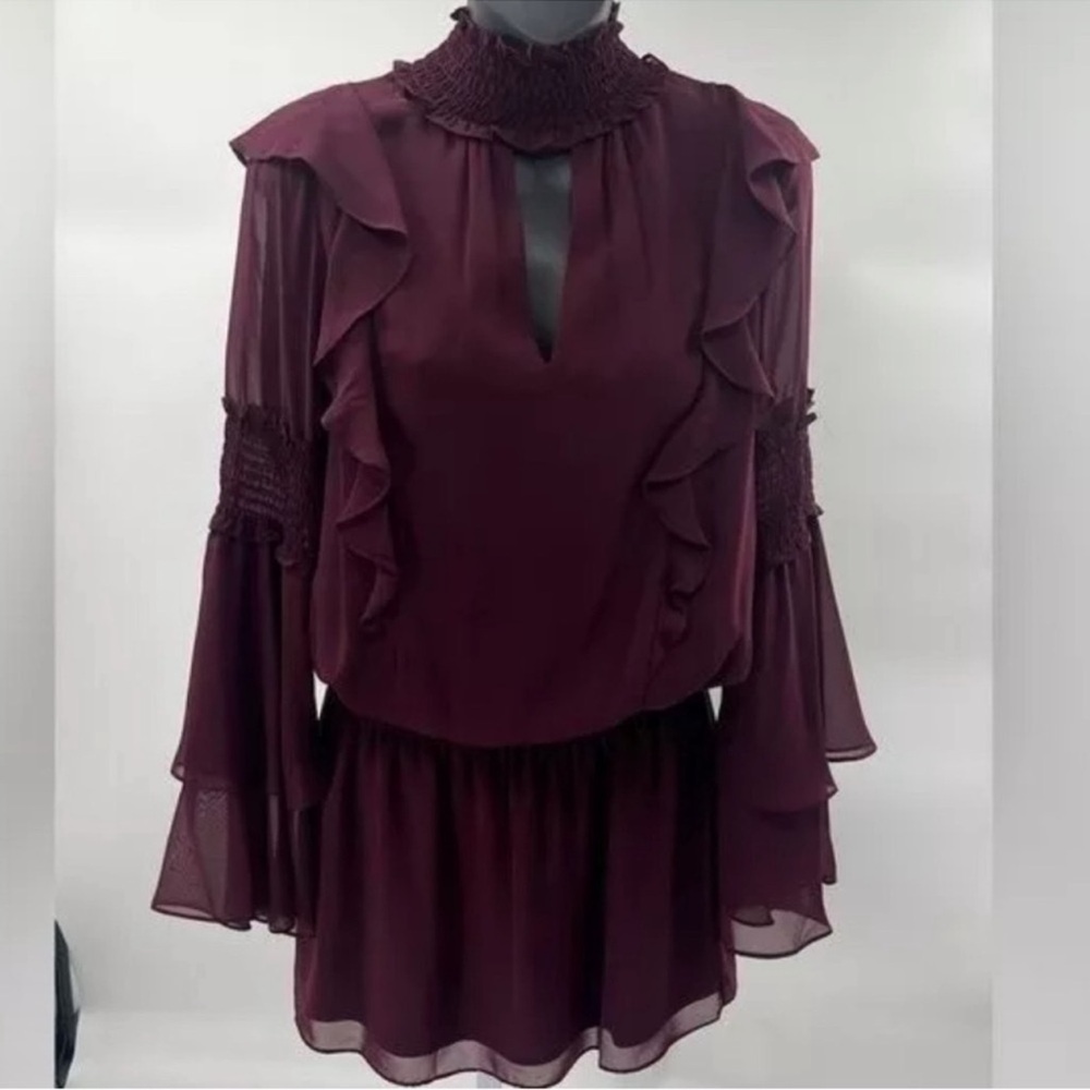 SMALL PARKER Parker Mini Dress, burgundy